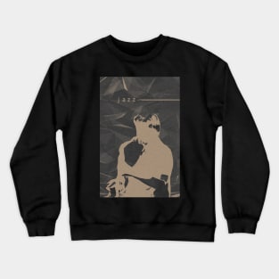 Jazz Music Poster Crewneck Sweatshirt